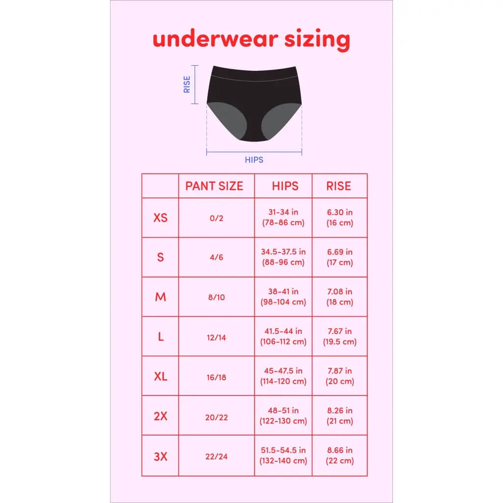 Poppins Period Absorbent Underwear - Apparel