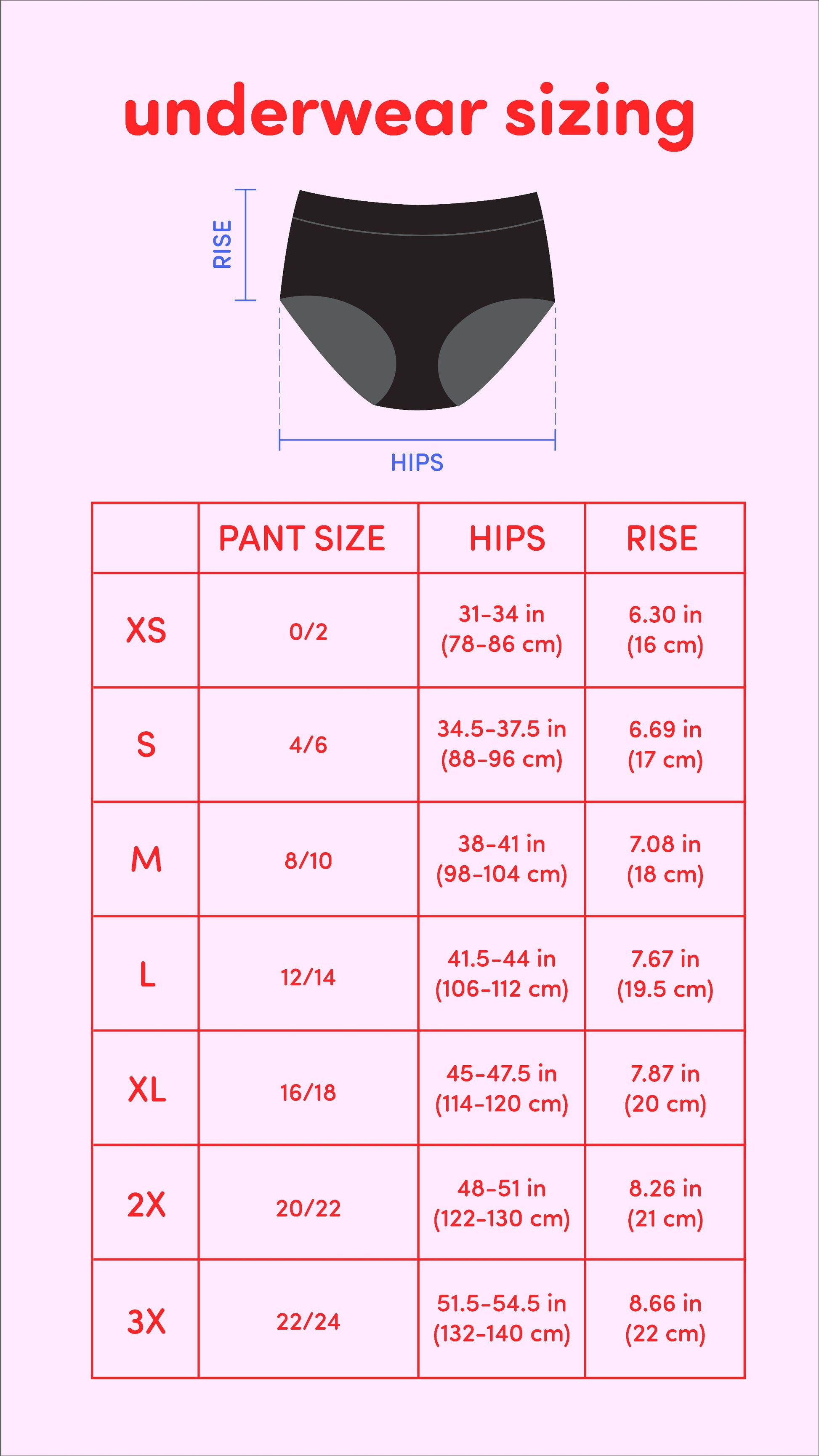 6 Pack Underwear - Poppins Period