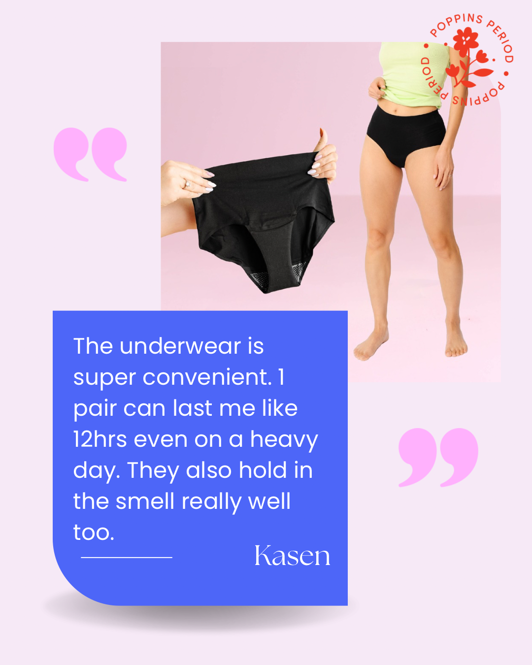 Absorbent Period Underwear Poppins Period